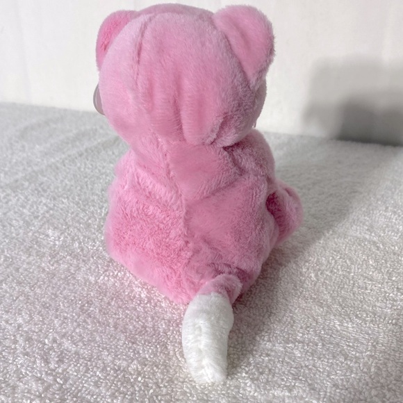 Ty Beanie Bellies Lillibelle Pink White Cat Stuffed Animal Plush Toy - Picture 3 of 12
